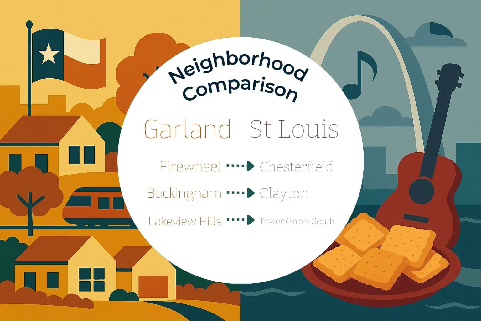 Garland vs St. Louis Neighborhood Comparison