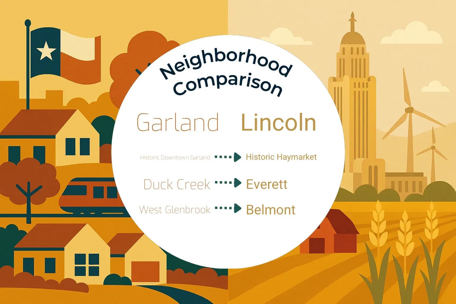 Garland vs Lincoln Neighborhood Comparison
