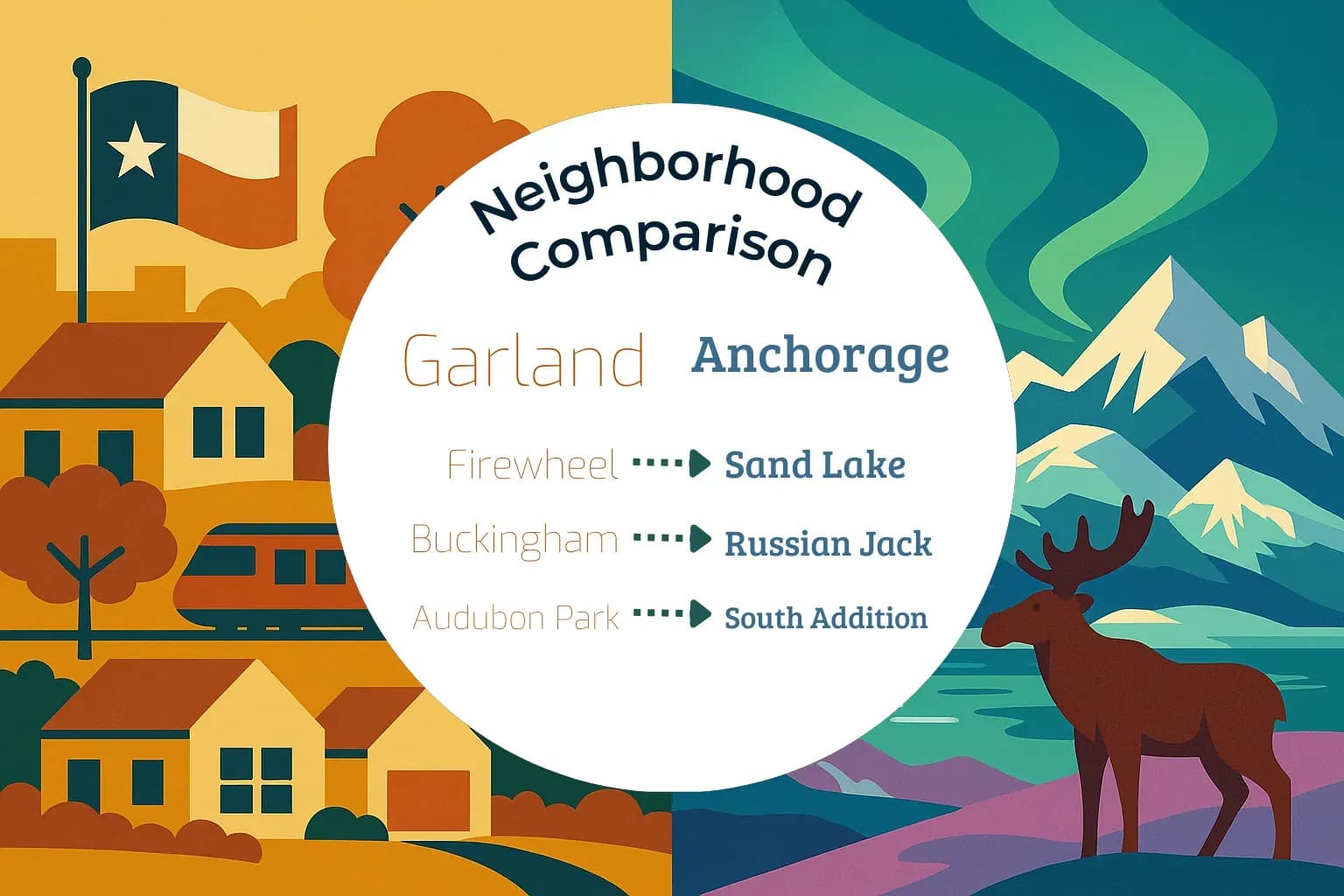 Garland vs Anchorage Neighborhood Comparison