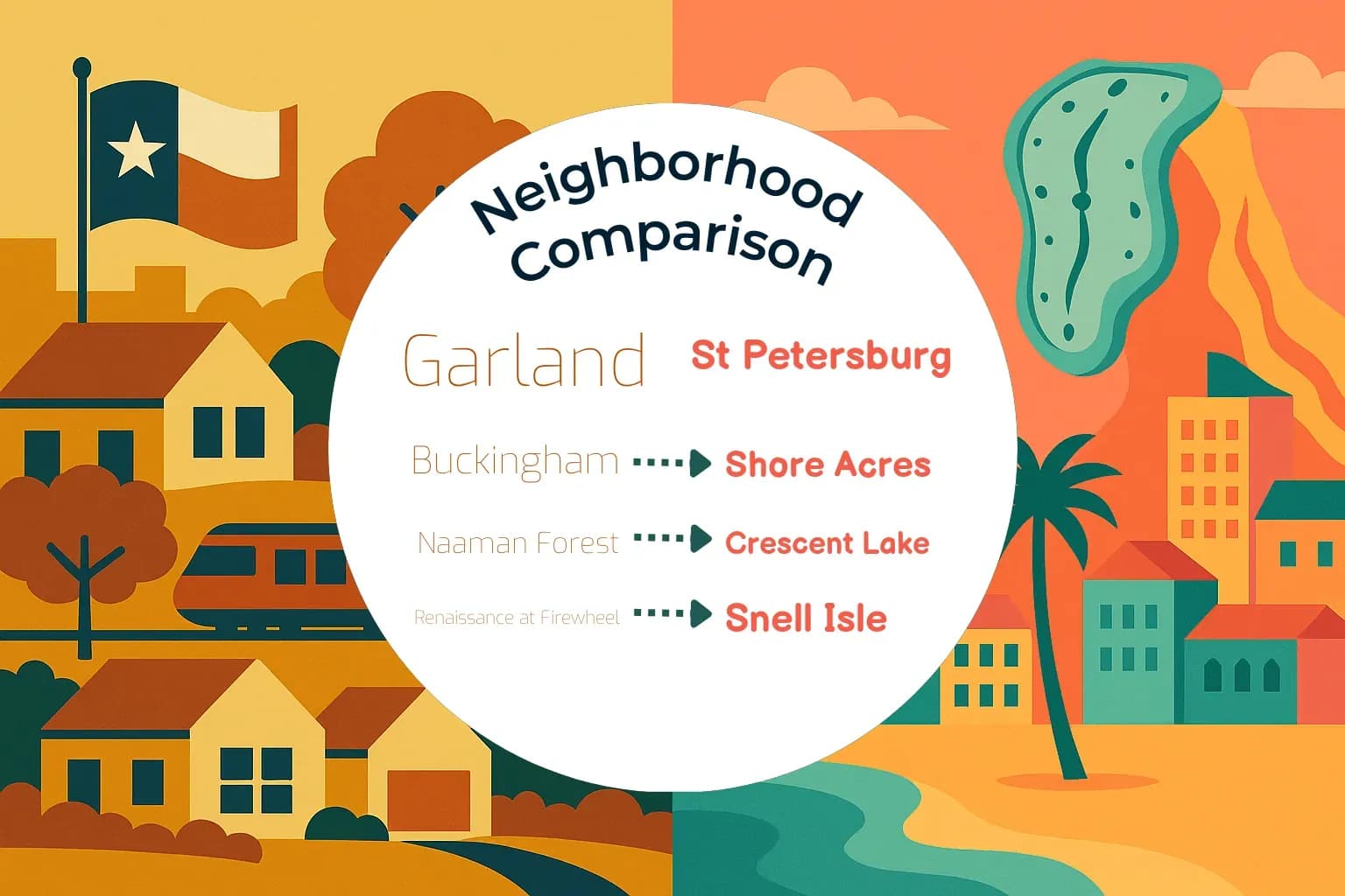 Garland vs St. Petersburg Neighborhood Comparison