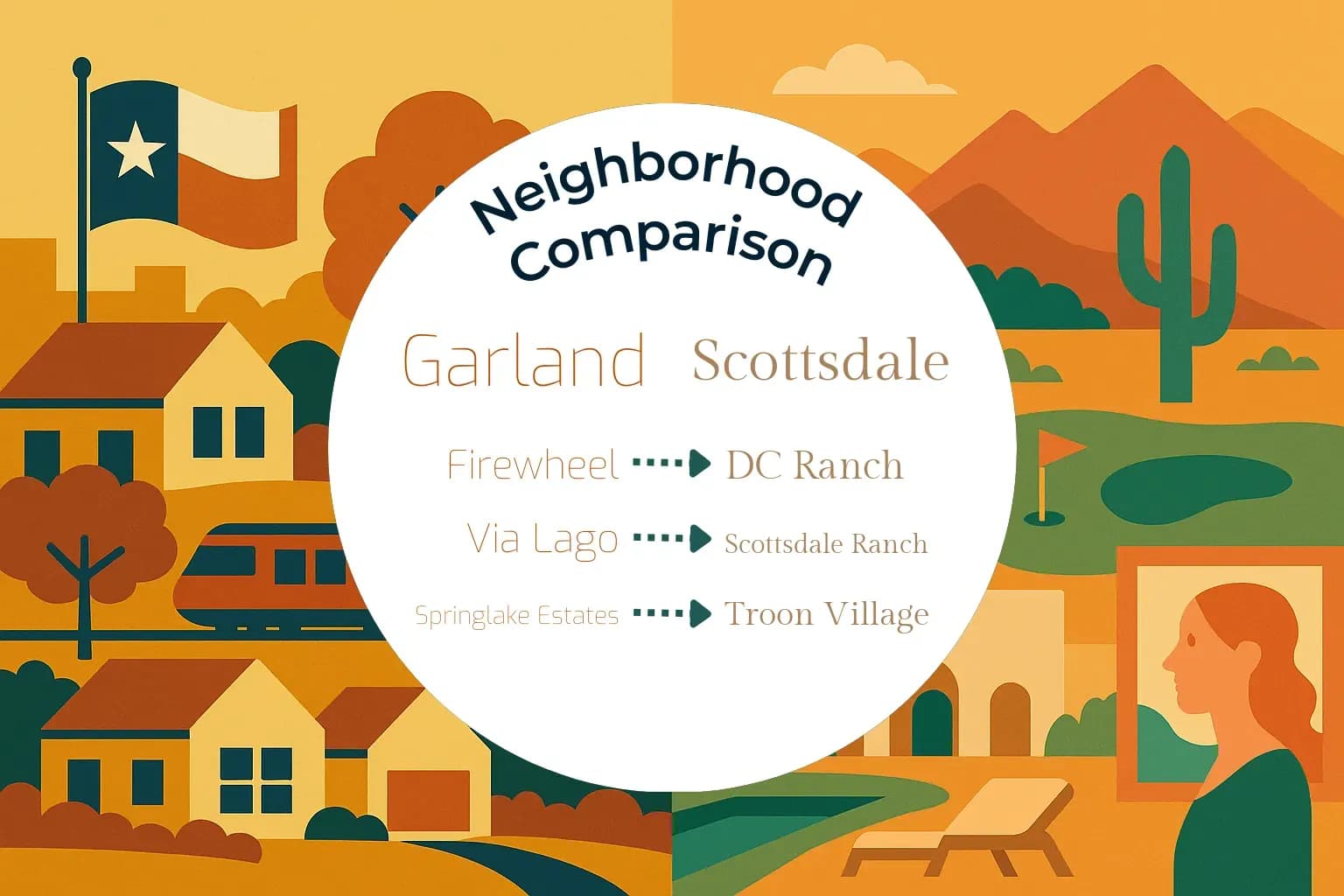 Garland vs Scottsdale Neighborhood Comparison