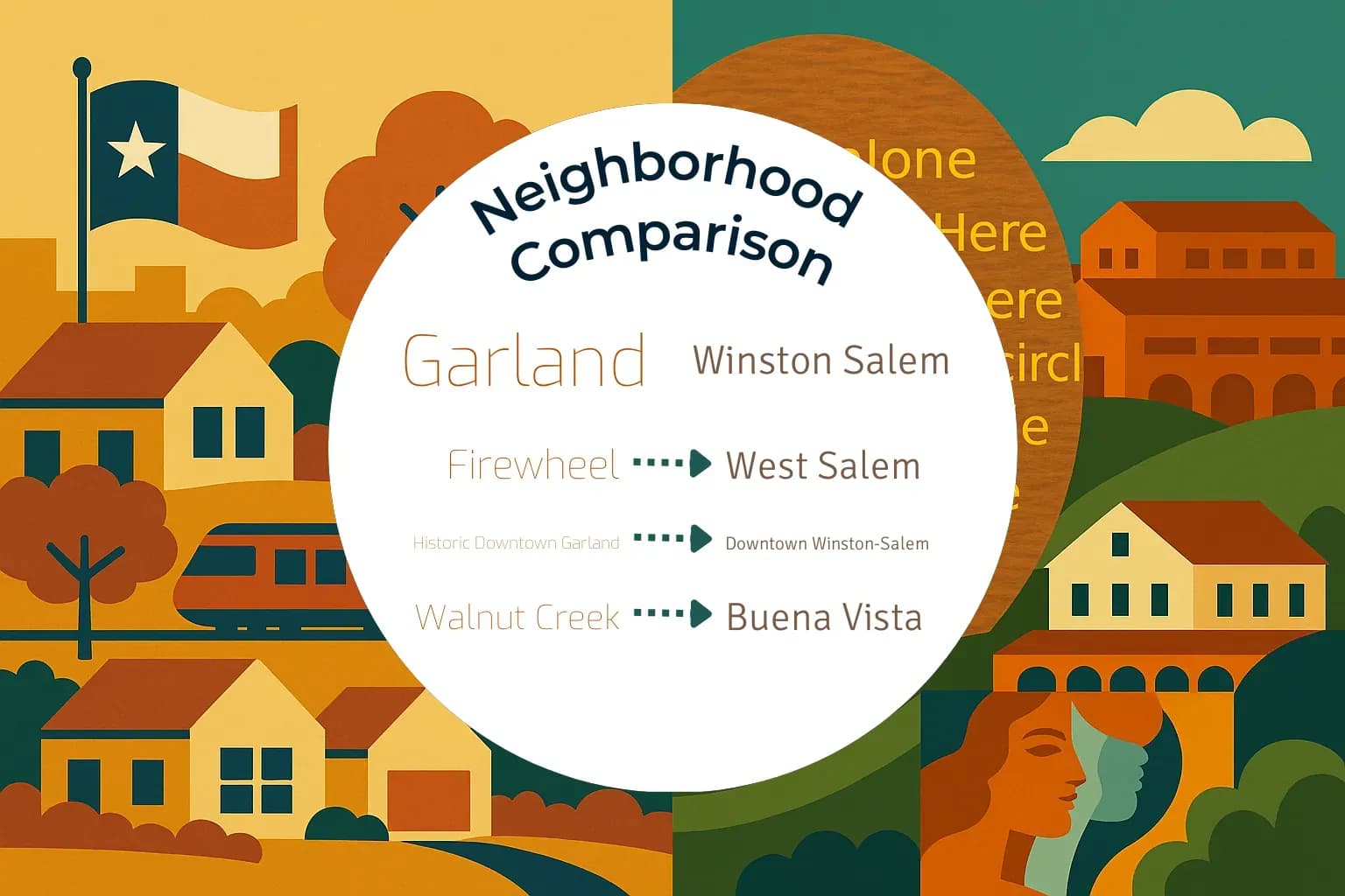 Garland vs Winston Salem Neighborhood Comparison