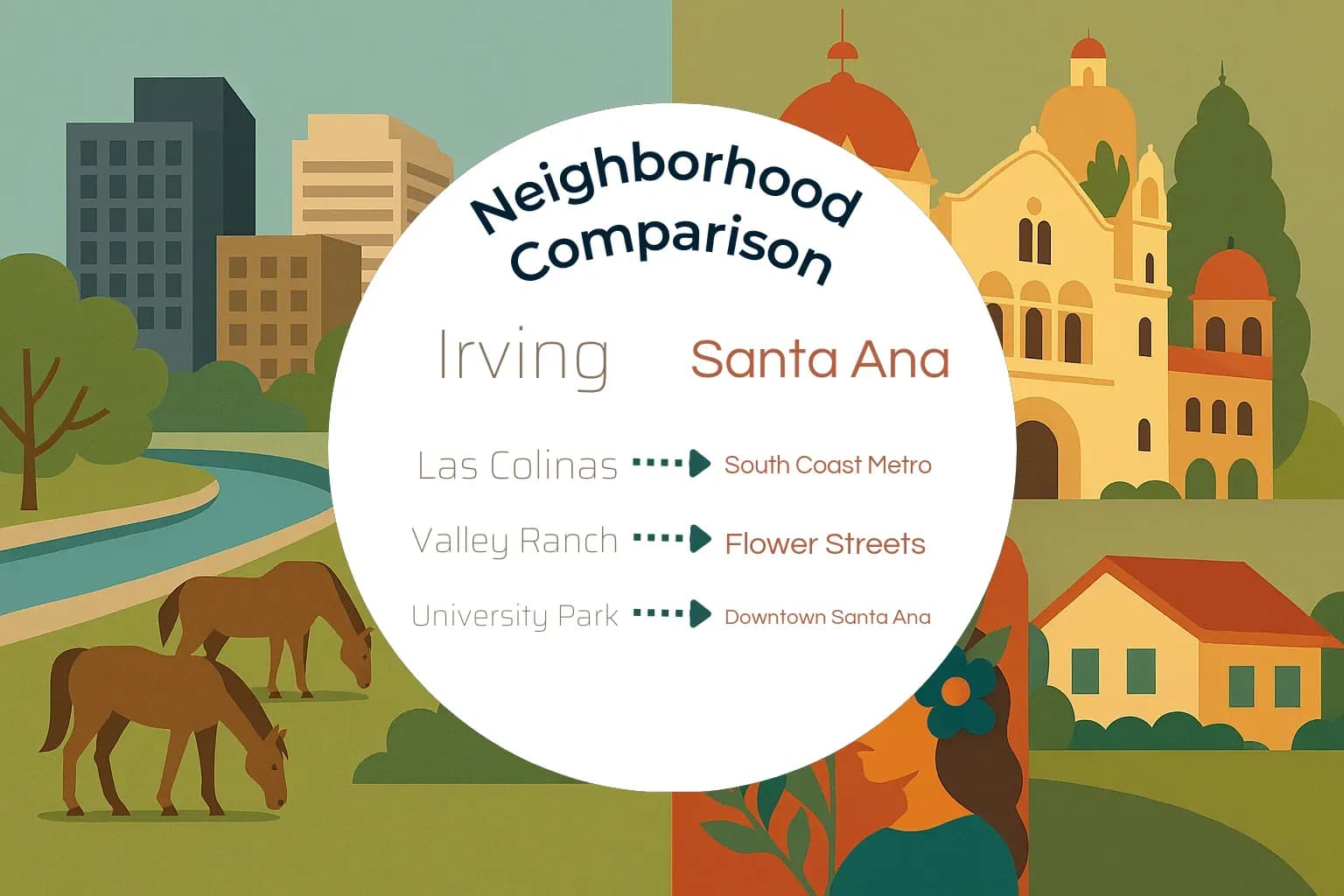 Irving vs Santa Ana Neighborhood Comparison