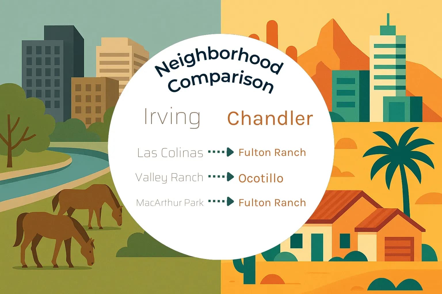 Irving vs Chandler Neighborhood Comparison