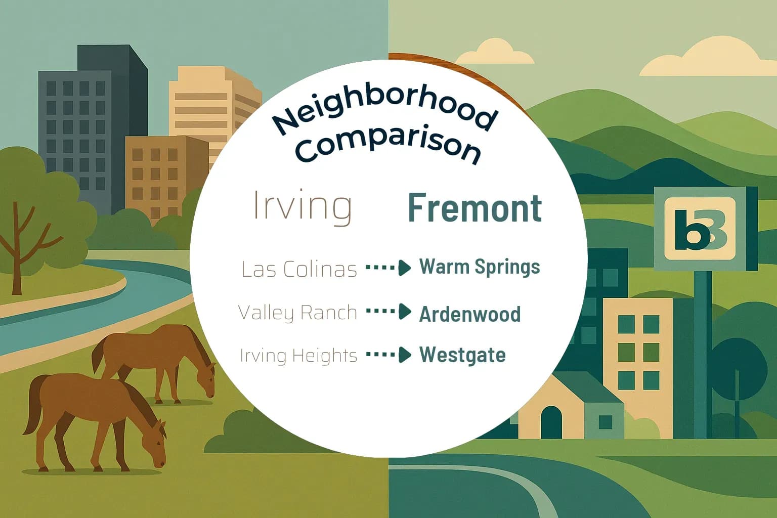 Irving vs Fremont Neighborhood Comparison