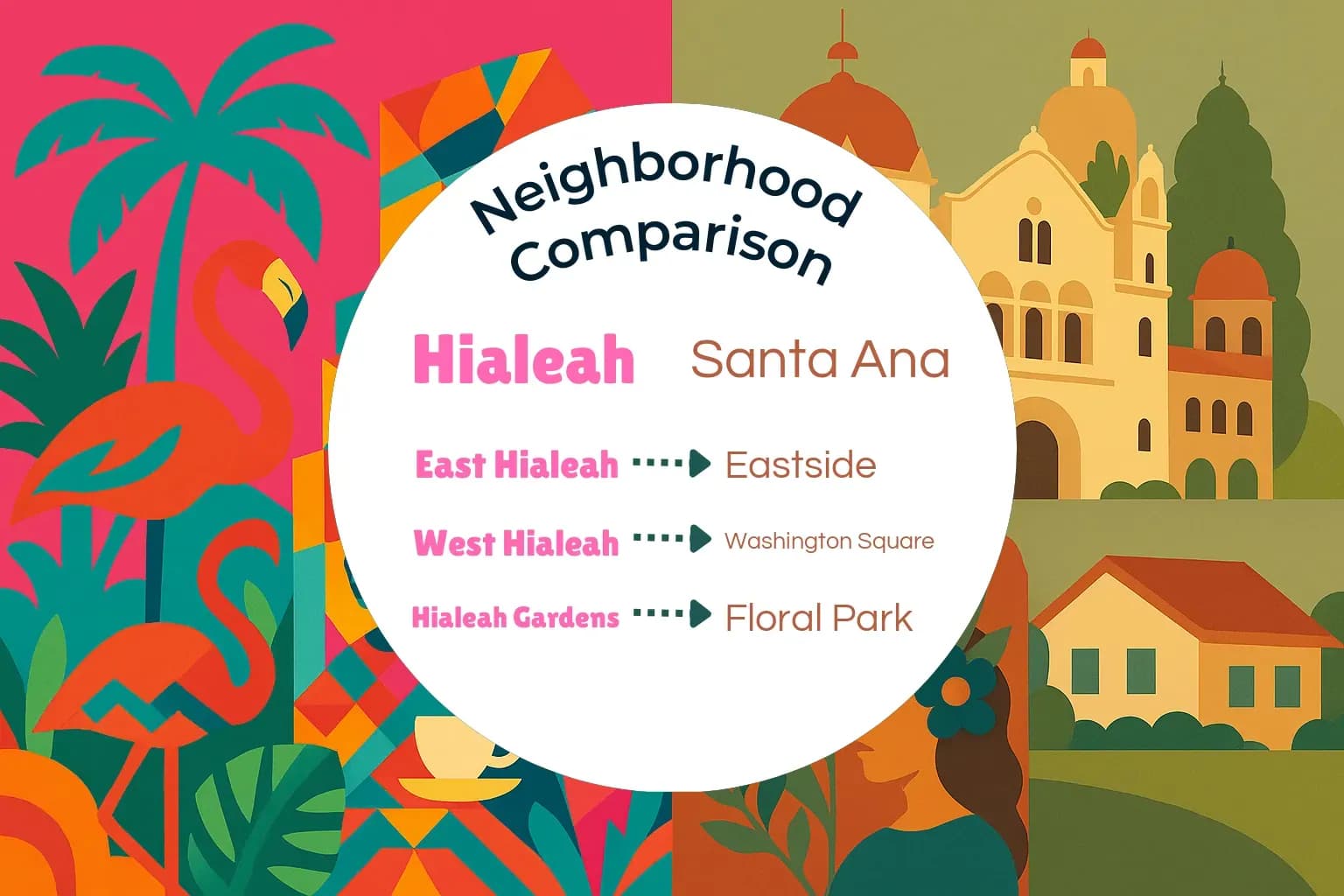 Hialeah vs Santa Ana Neighborhood Comparison
