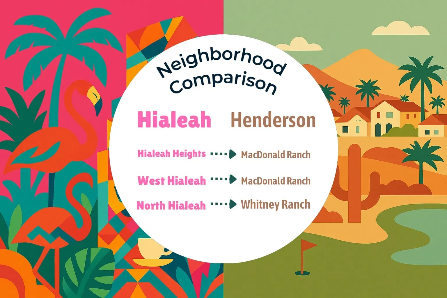 Hialeah vs Henderson Neighborhood Comparison
