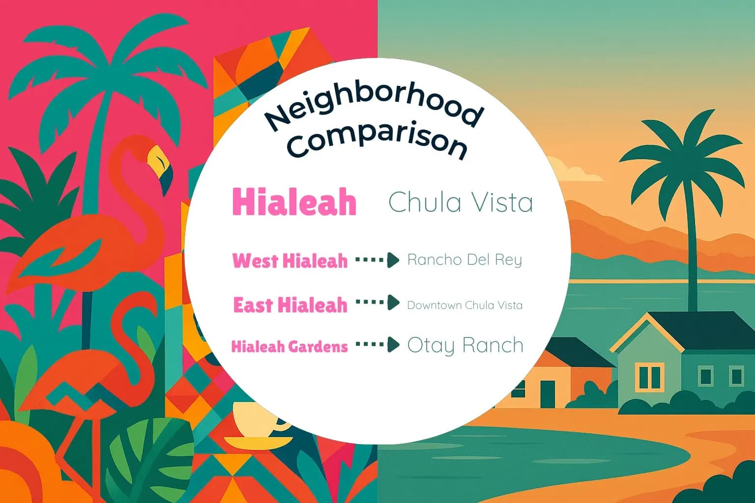 Hialeah vs Chula Vista Neighborhood Comparison