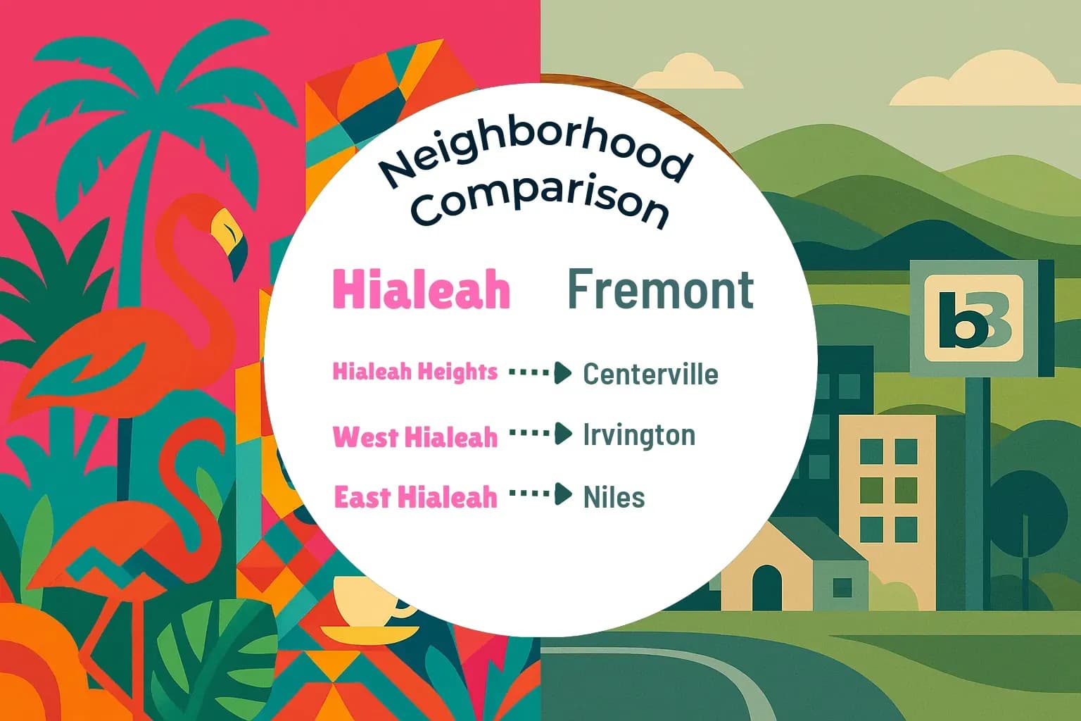 Hialeah vs Fremont Neighborhood Comparison