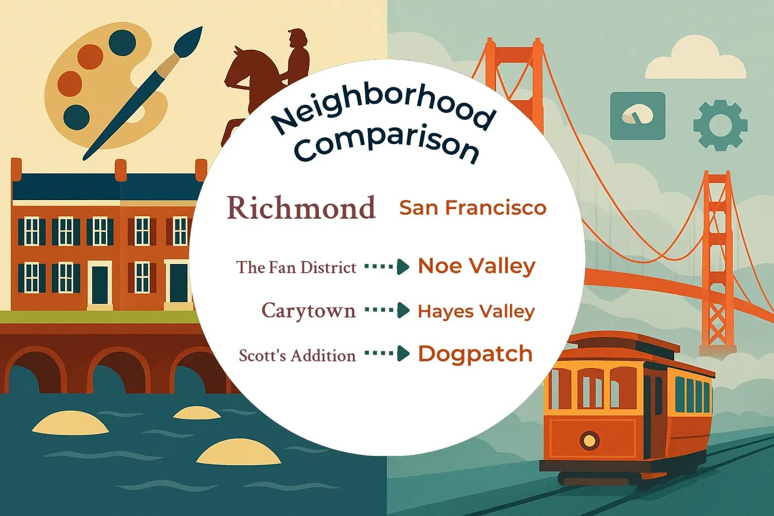 Richmond vs San Francisco Neighborhood Comparison