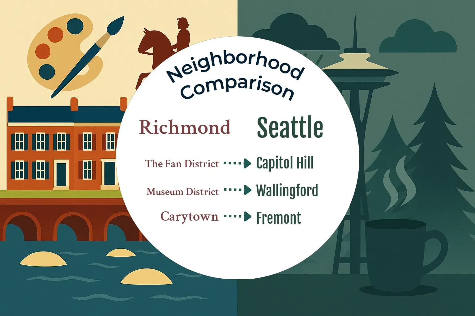 Richmond vs Seattle Neighborhood Comparison