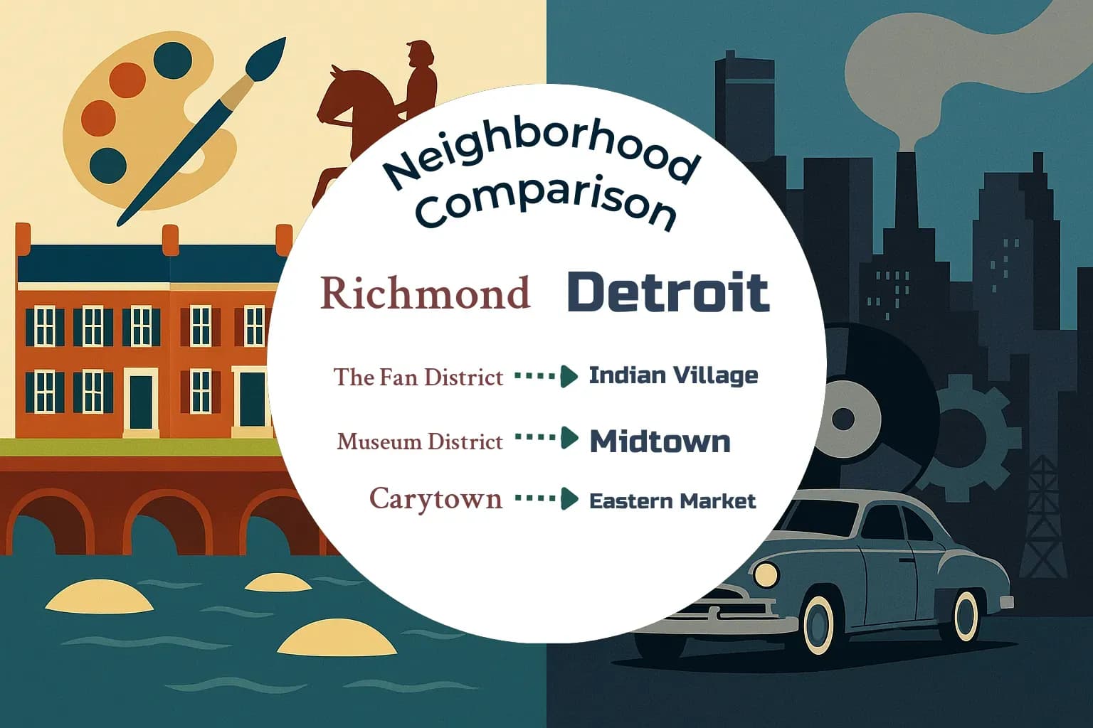 Richmond vs Detroit Neighborhood Comparison