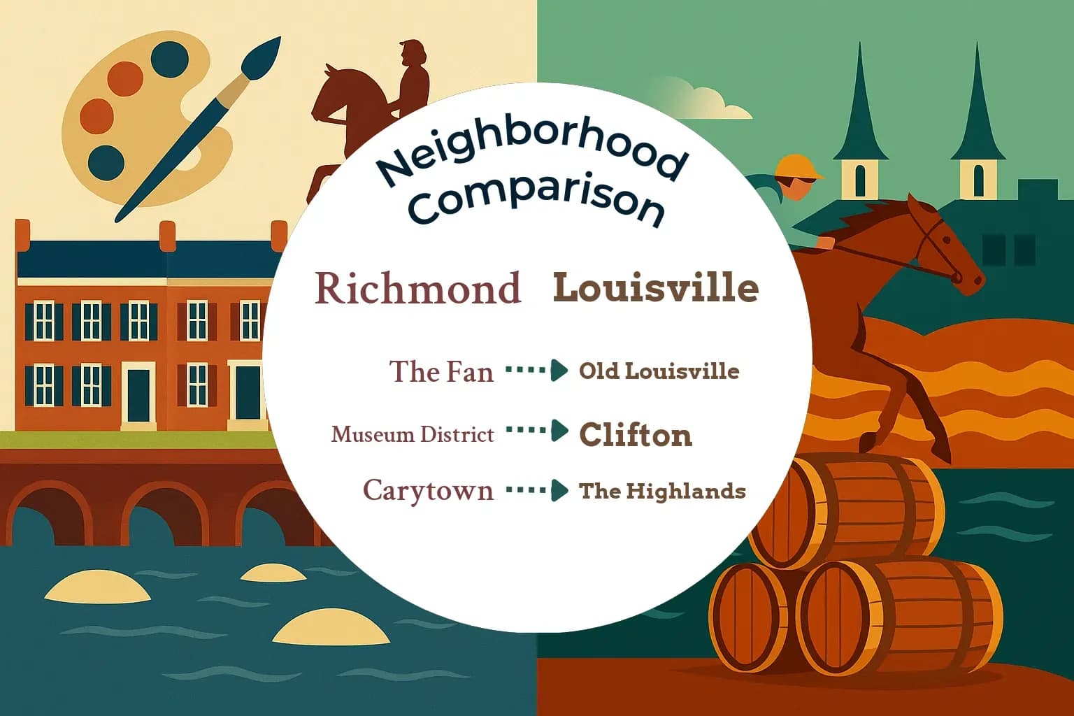 Richmond vs Louisville Neighborhood Comparison