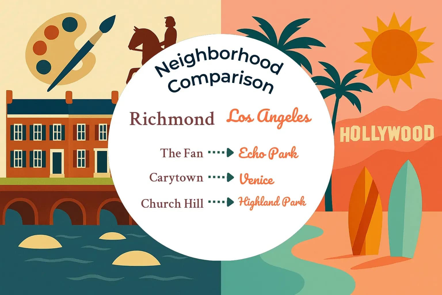 Richmond vs Los Angeles Neighborhood Comparison
