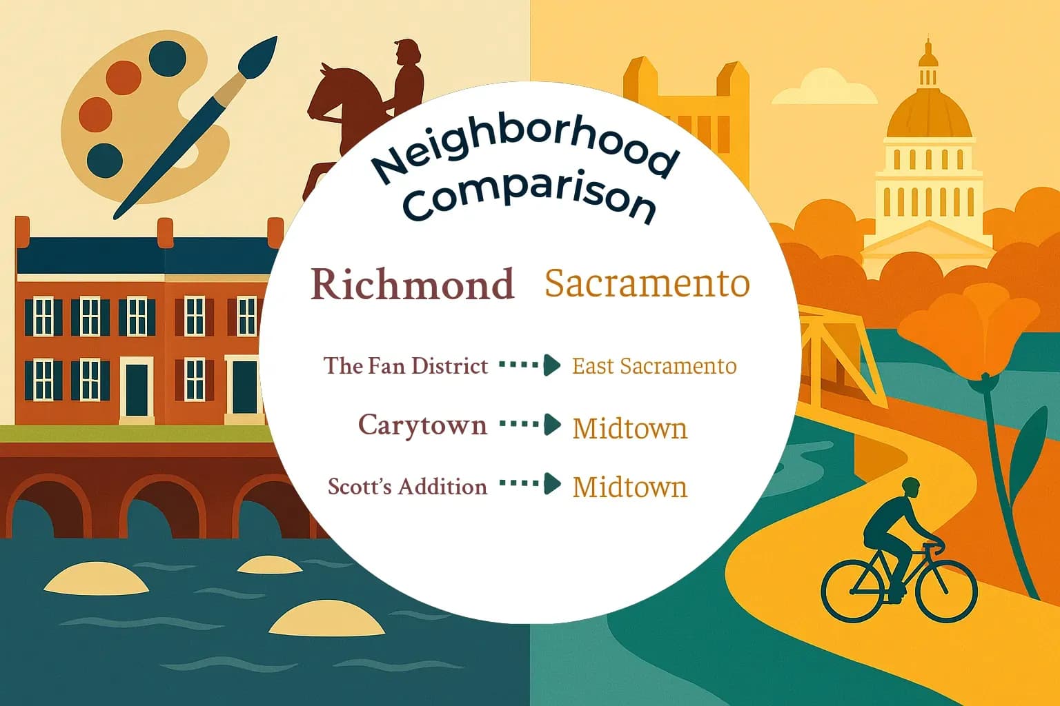 Richmond vs Sacramento Neighborhood Comparison
