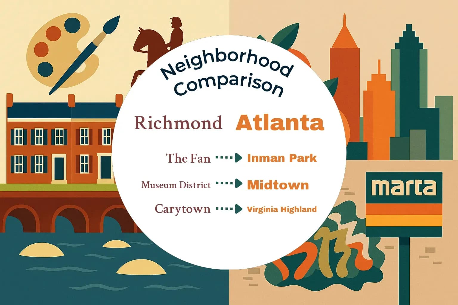 Richmond vs Atlanta Neighborhood Comparison