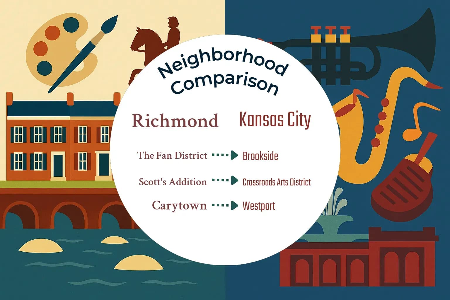 Richmond vs Kansas City Neighborhood Comparison