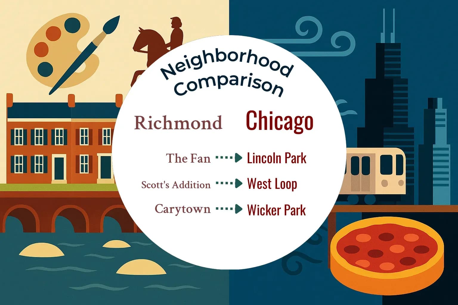 Richmond vs Chicago Neighborhood Comparison