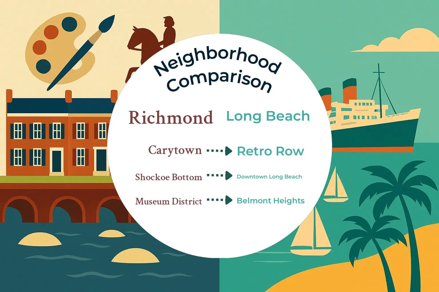 Richmond vs Long Beach Neighborhood Comparison