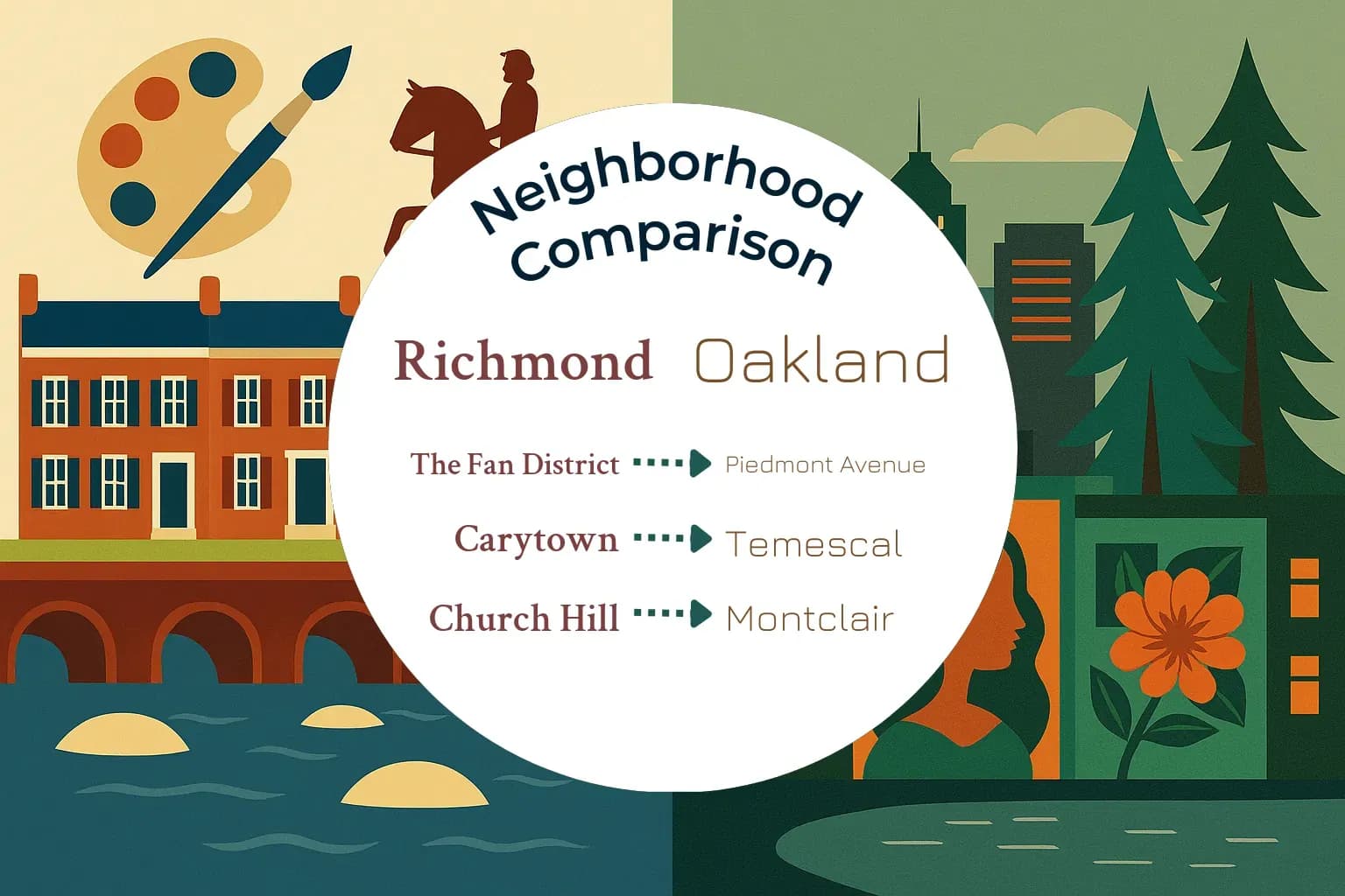 Richmond vs Oakland Neighborhood Comparison