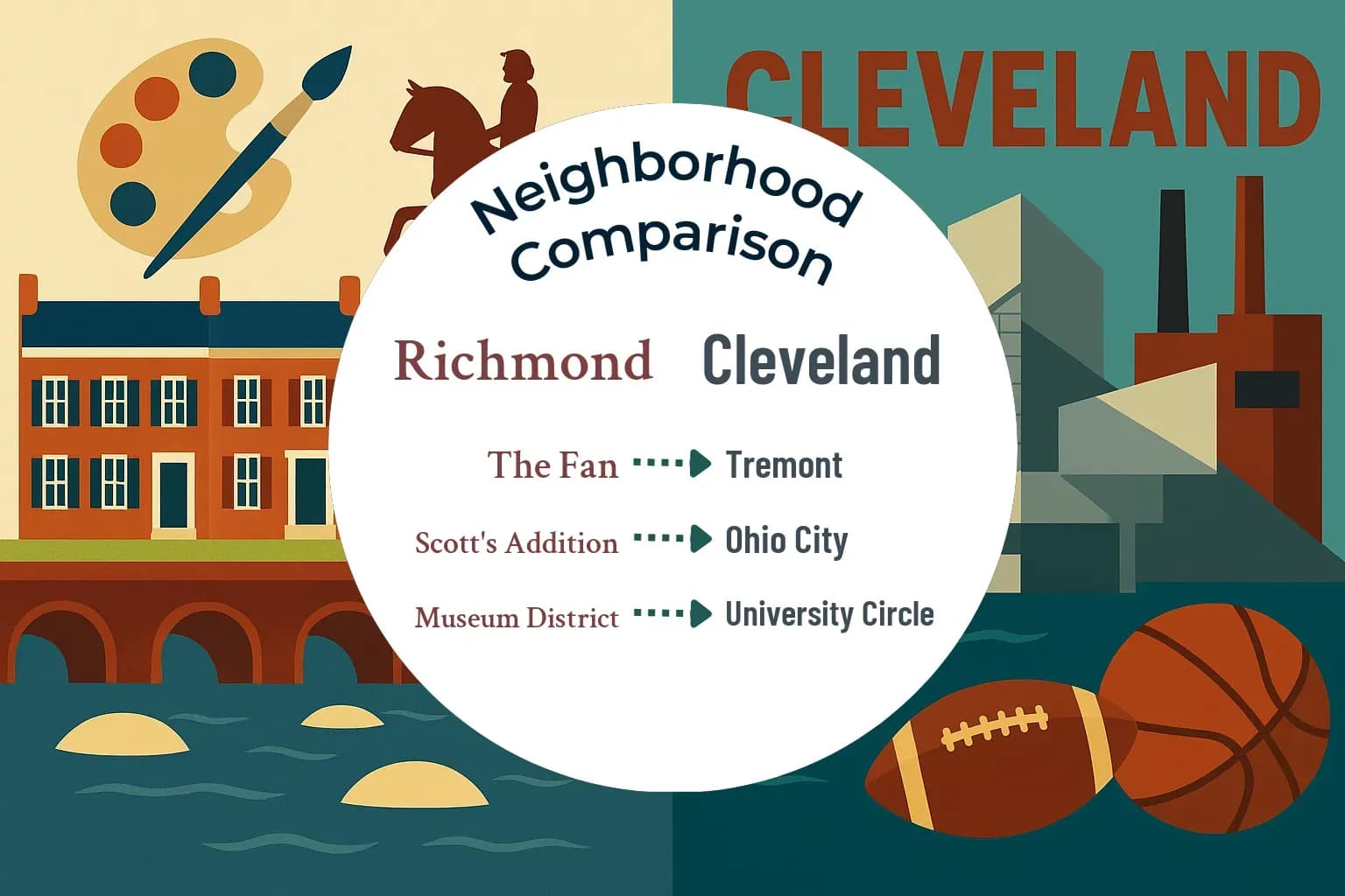 Richmond vs Cleveland Neighborhood Comparison