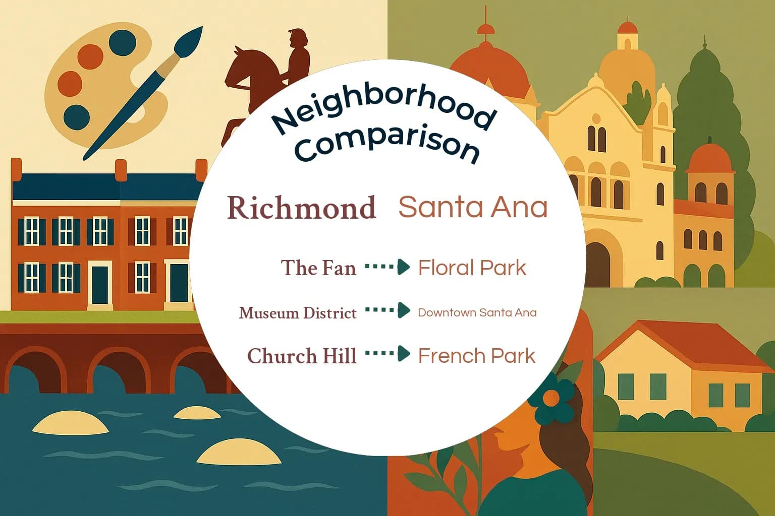 Richmond vs Santa Ana Neighborhood Comparison
