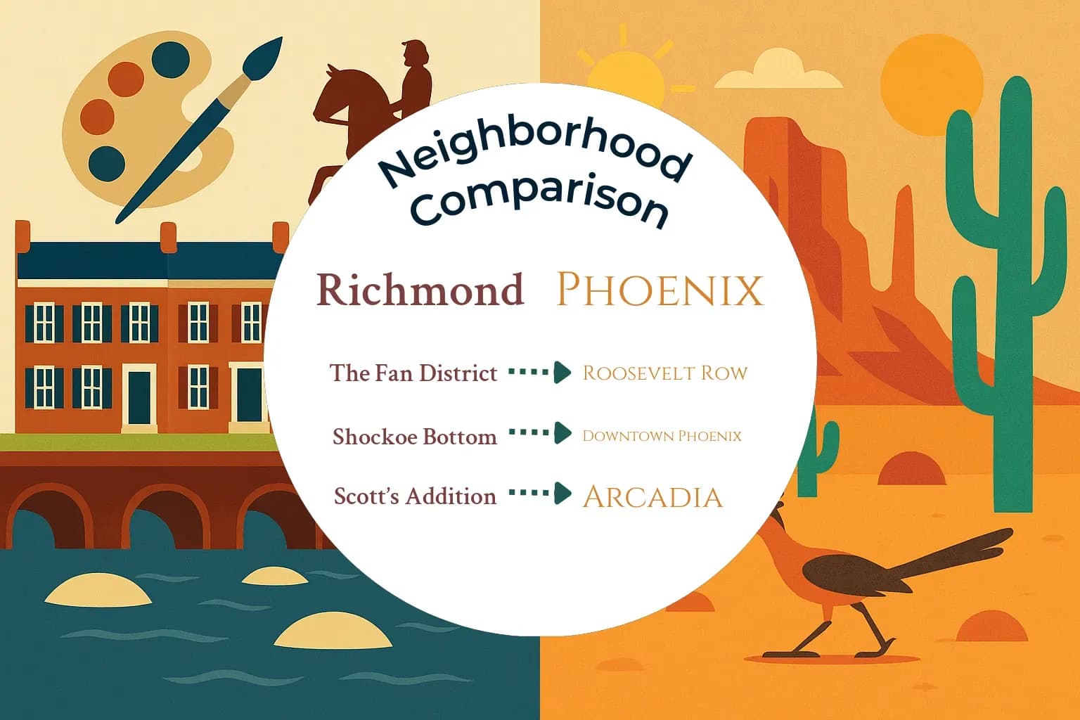 Richmond vs Phoenix Neighborhood Comparison