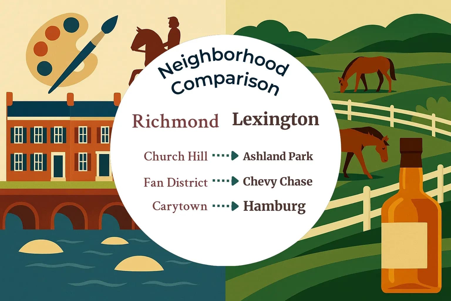 Richmond vs Lexington Neighborhood Comparison
