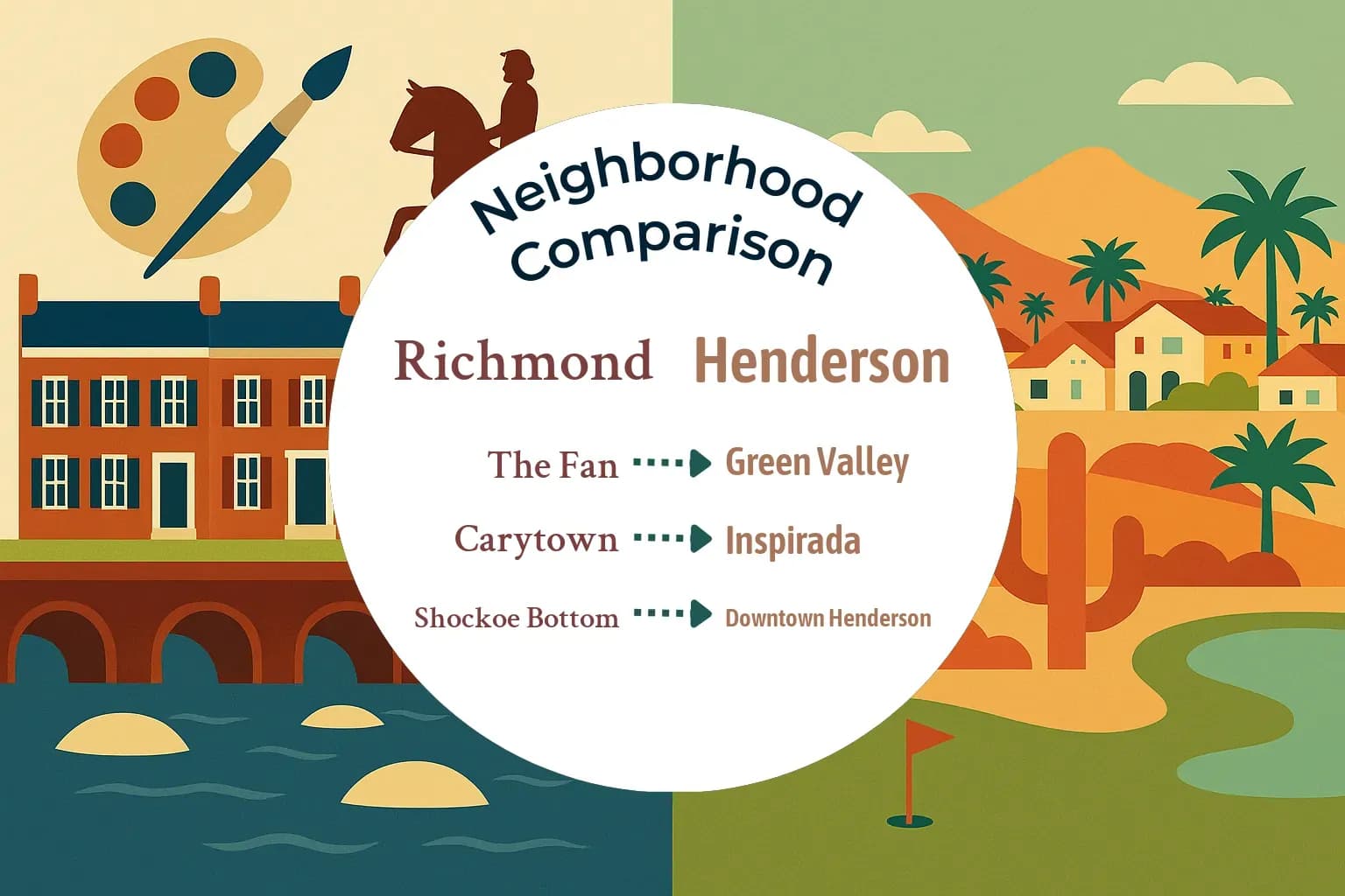 Richmond vs Henderson Neighborhood Comparison