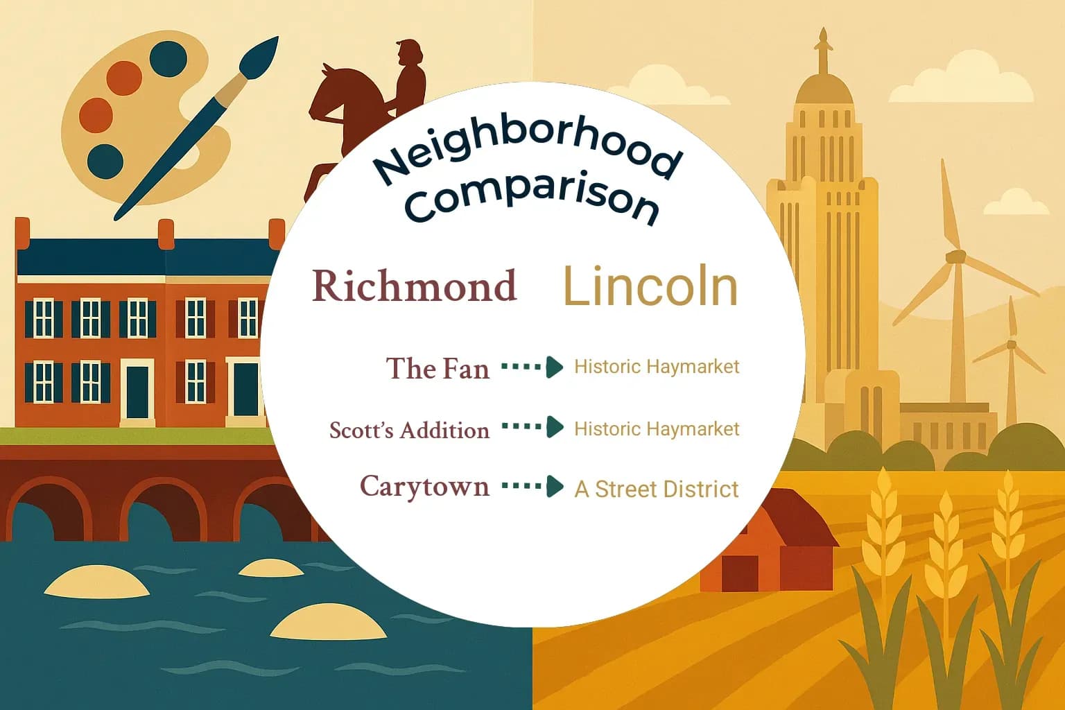 Richmond vs Lincoln Neighborhood Comparison