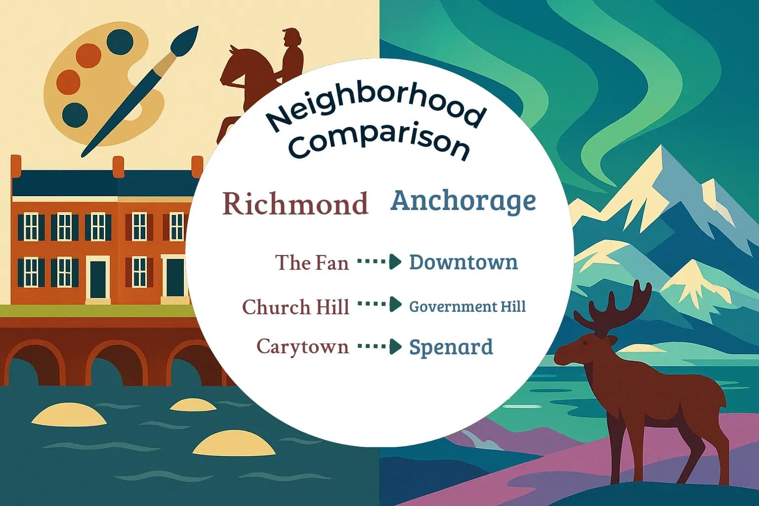 Richmond vs Anchorage Neighborhood Comparison
