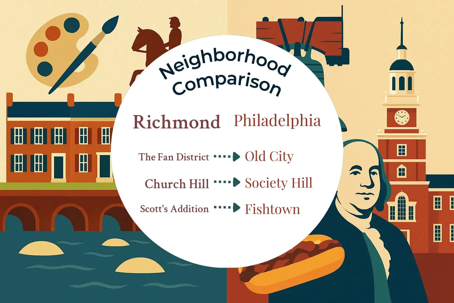 Richmond vs Philadelphia Neighborhood Comparison
