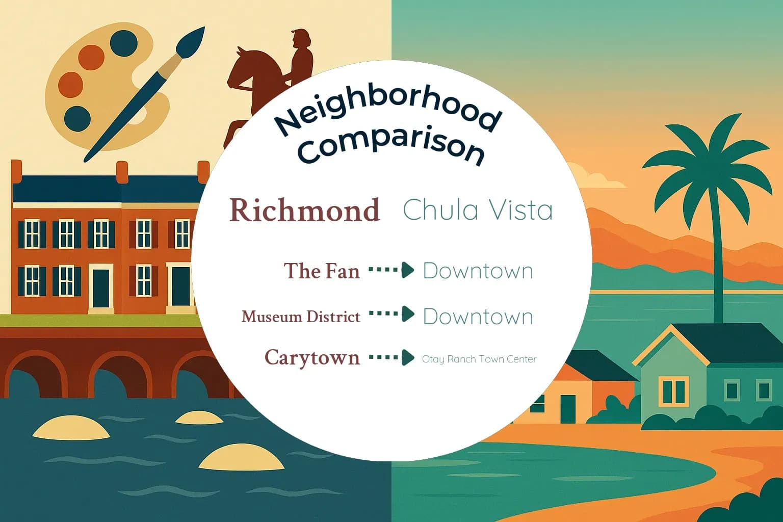 Richmond vs Chula Vista Neighborhood Comparison