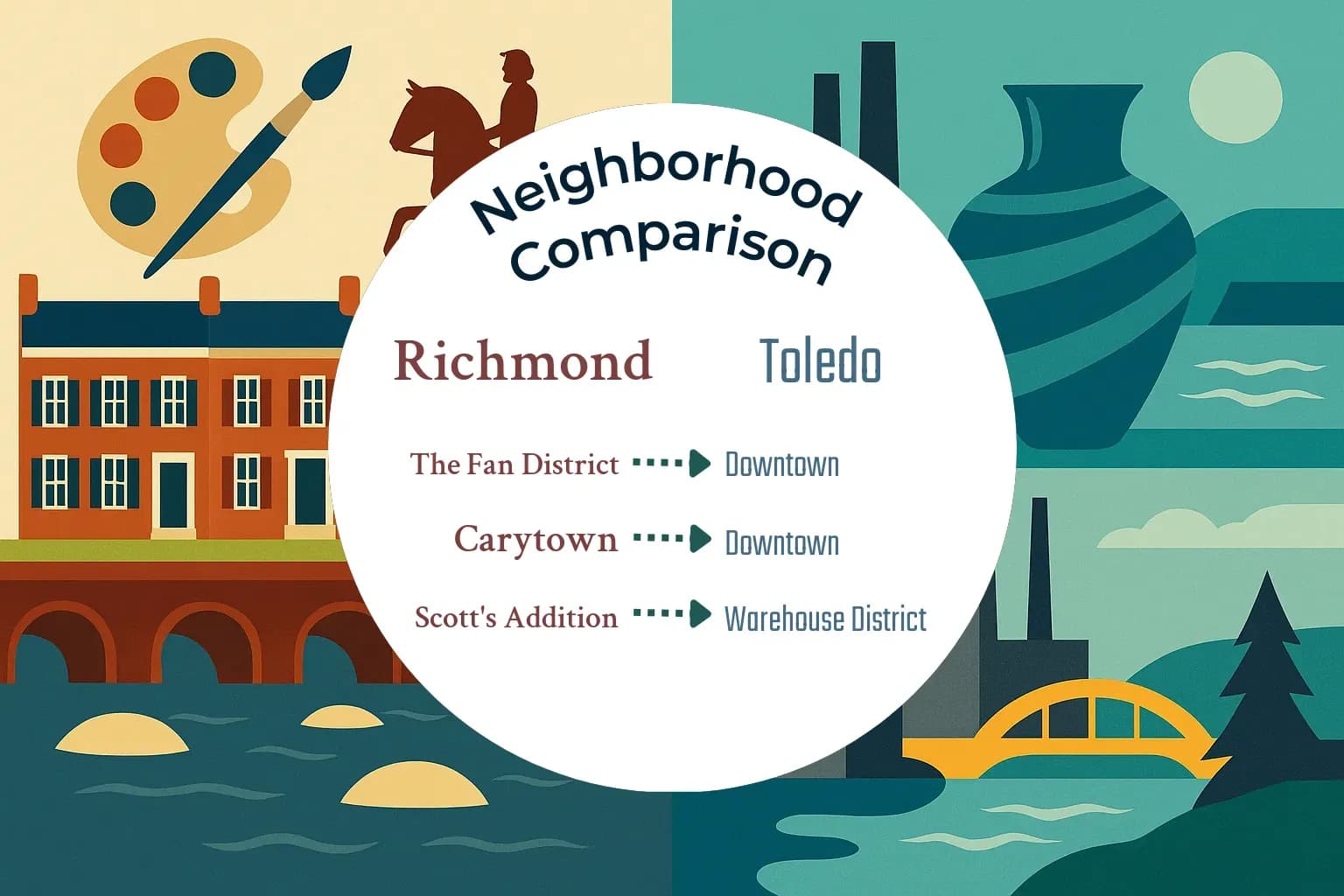 Richmond vs Toledo Neighborhood Comparison