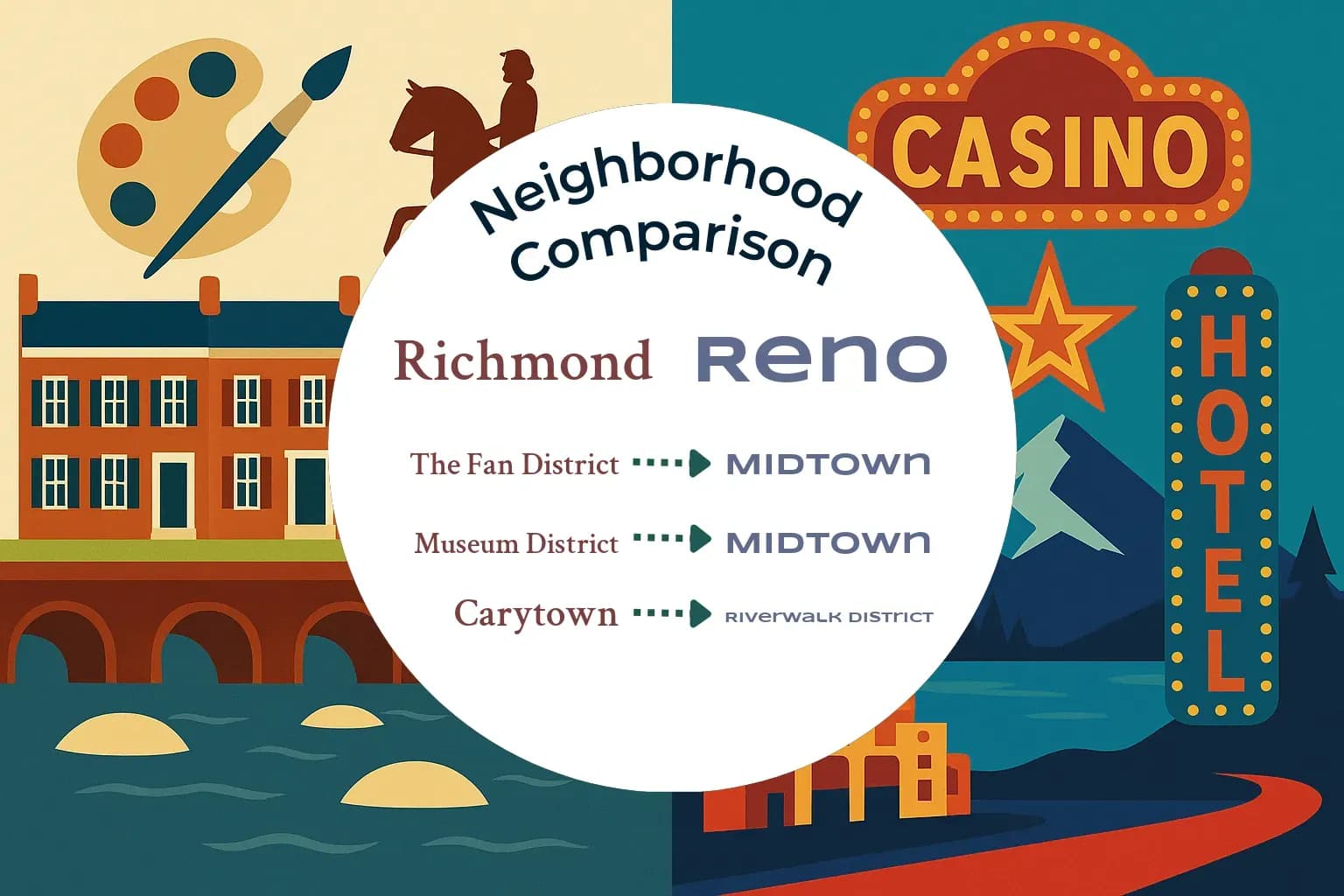 Richmond vs Reno Neighborhood Comparison