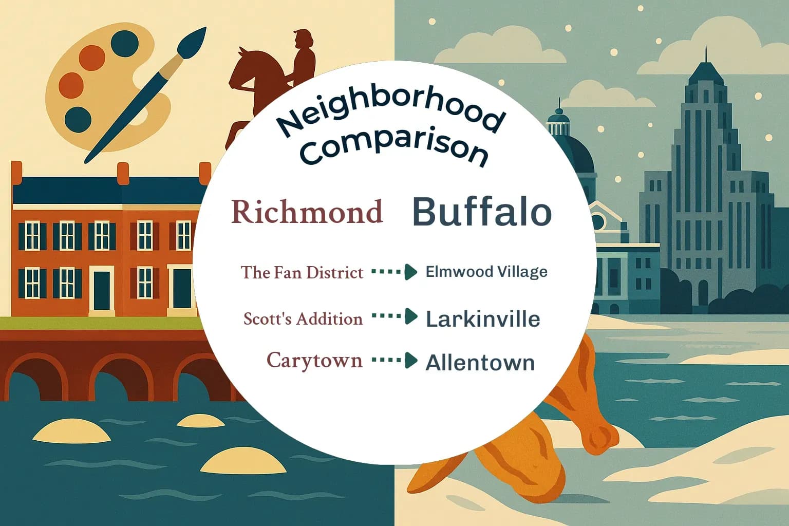 Richmond vs Buffalo Neighborhood Comparison
