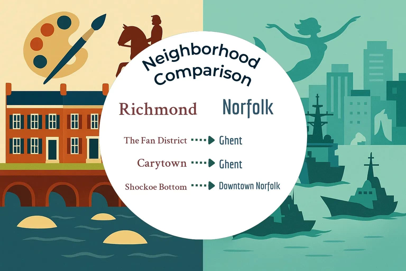 Richmond vs Norfolk Neighborhood Comparison