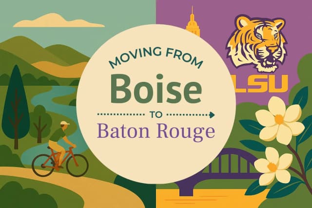 Moving from Boise to Baton Rouge