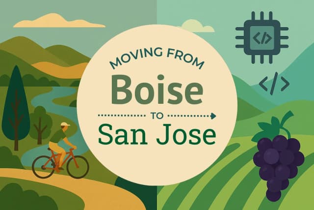 Moving from Boise to San Jose