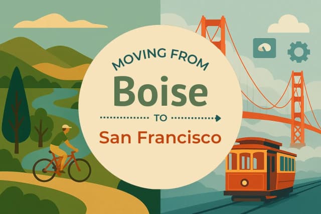 Moving from Boise to San Francisco