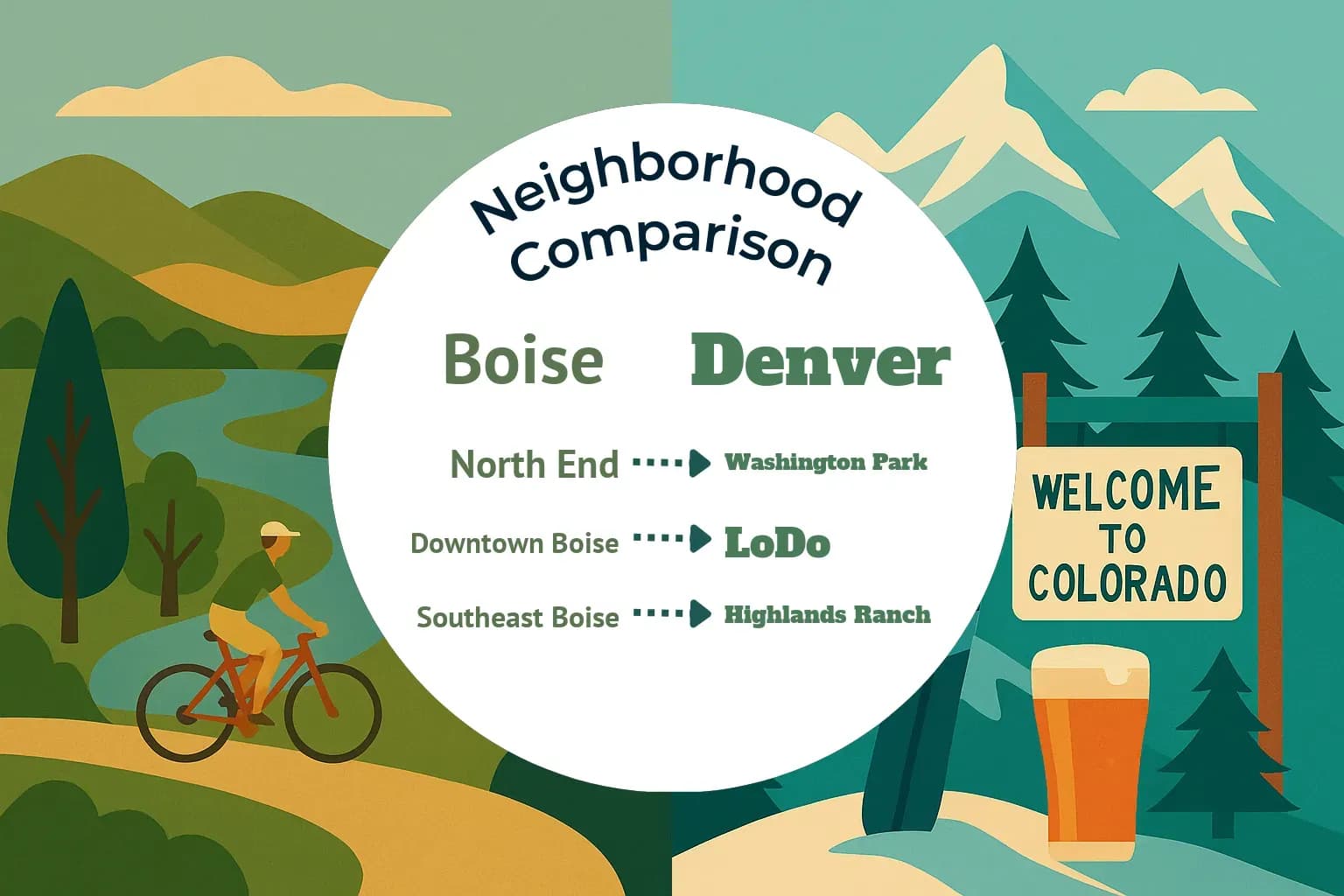 Boise vs Denver Neighborhood Comparison