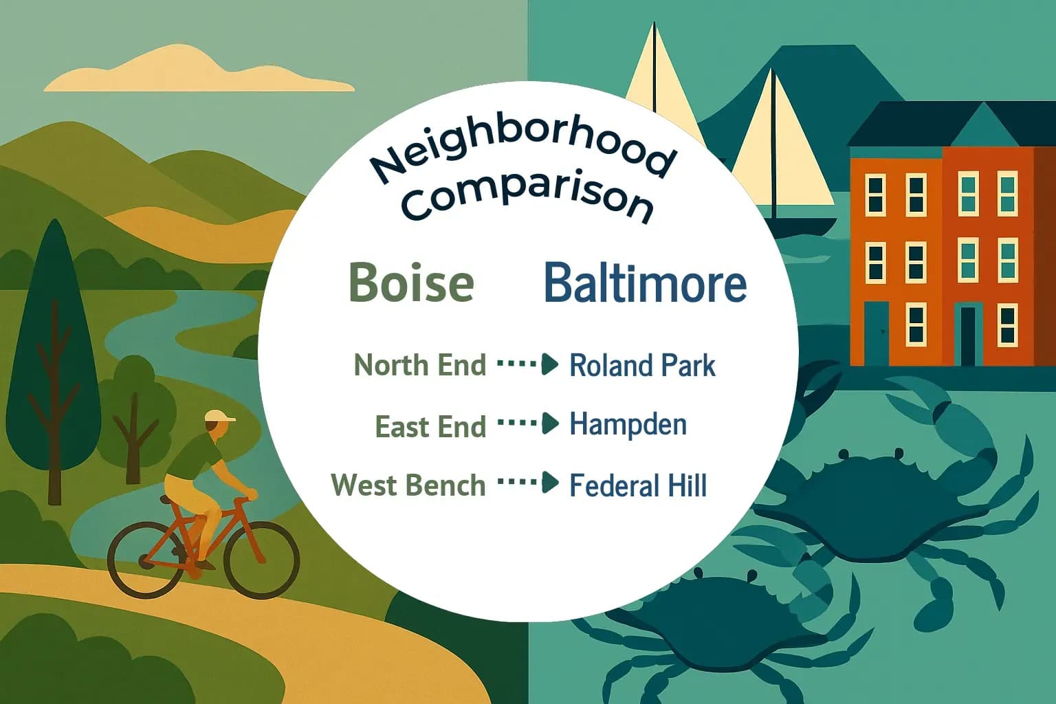 Boise vs Baltimore Neighborhood Comparison