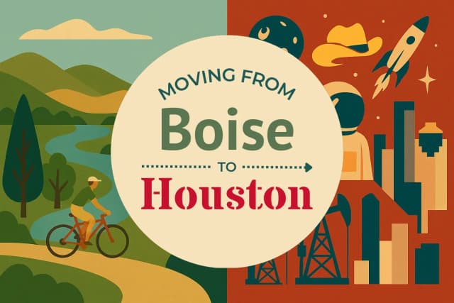 Moving from Boise to Houston