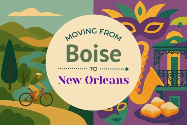 Moving from Boise to New Orleans