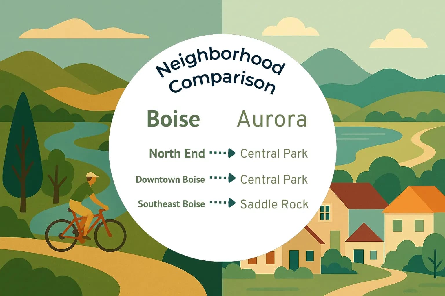Boise vs Aurora Neighborhood Comparison