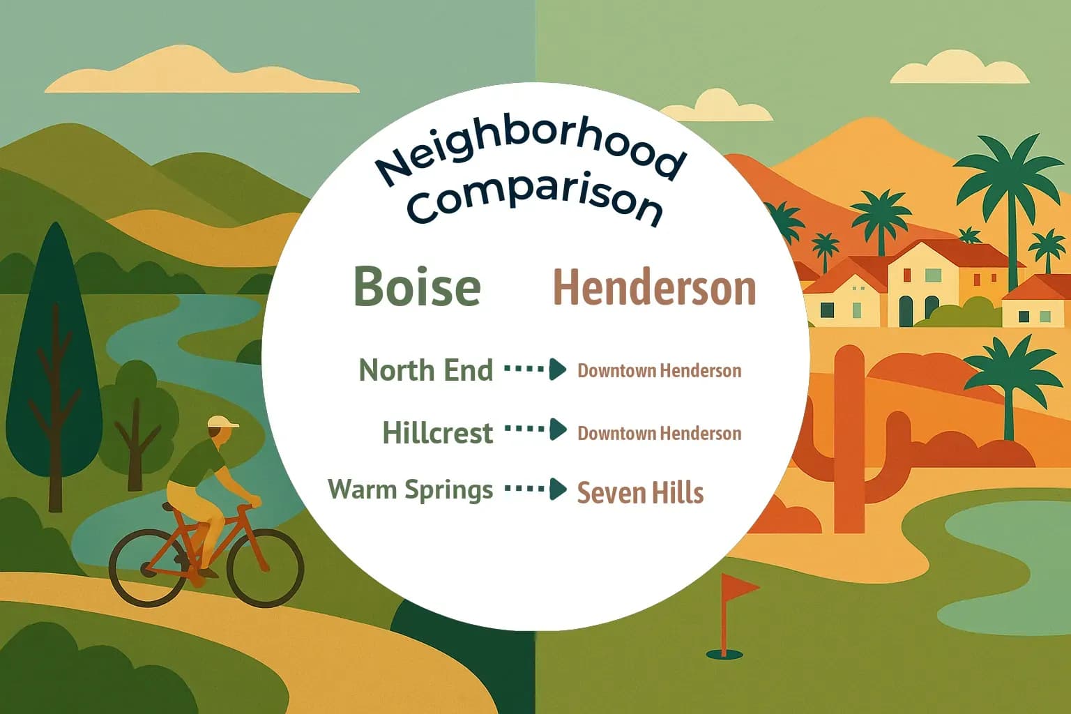 Boise vs Henderson Neighborhood Comparison