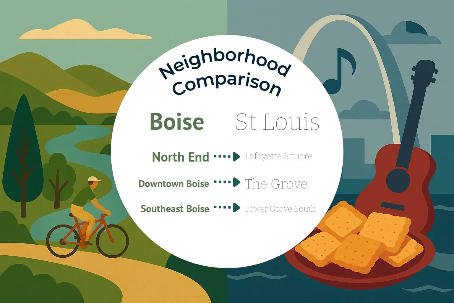 Boise vs St. Louis Neighborhood Comparison