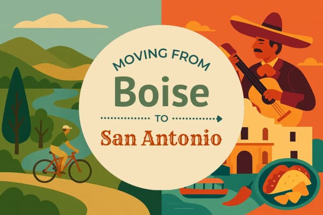 Moving from Boise to San Antonio