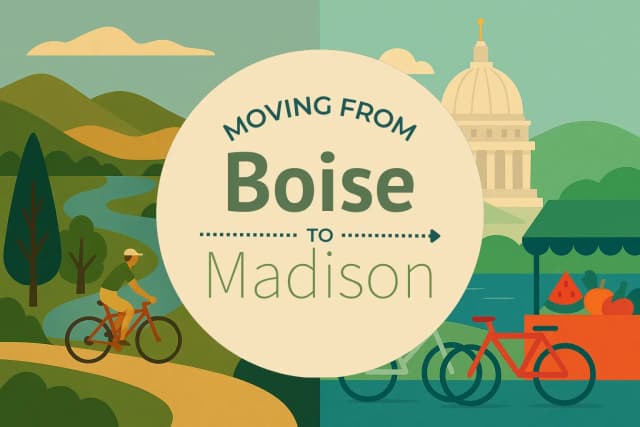 Moving from Boise to Madison