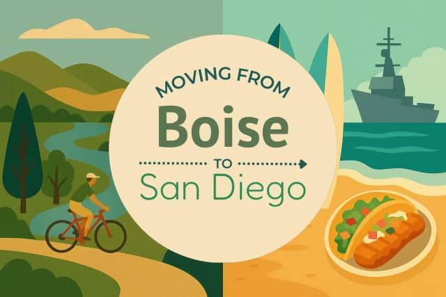 Moving from Boise to San Diego